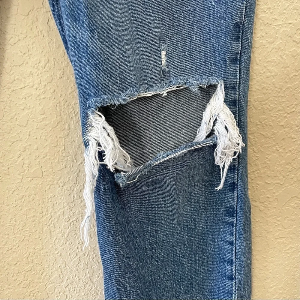 Abercrombie & Fitch Jeans The 90’s Straight Ultra High Rise Festival Y2K Blue 25